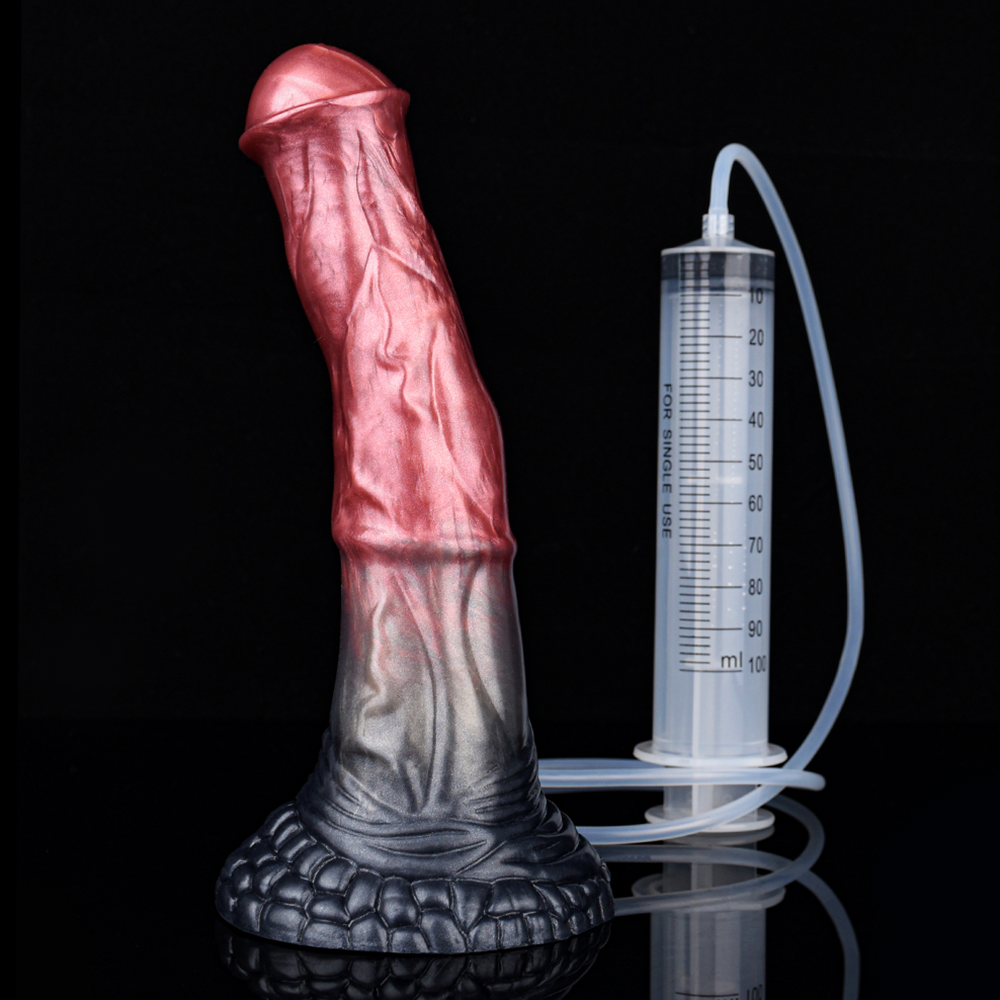 Squirting Friesian Horse Dildo